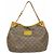 Bolso de Hombro Louis Vuitton Monogram Galliera PM Castaño
