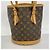 Borsa Tote Louis Vuitton Monogram Bucket PM Marrone - vista 12