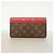 Cartera larga Louis Vuitton Monogram Pallas en Cerise Fucsia - vista 9