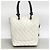 Chanel Cambon Tote Bag aus Lammleder Weiß - Ansicht 12