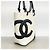 Chanel Cambon Tote Bag aus Lammleder Weiß - Ansicht 2