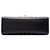 Borsa a tracolla Gucci Black Small Pearl Studded Leather Padlock Nero - vista 3