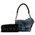Borsa a tracolla Givenchy Blue Chito Small 4G Graffiti Effect in tela e pelle Blu navy - vista 7
