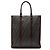 Fendi Vertikaler Tote aus braunem Zucca beschichtetem Canvas
