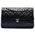 Chanel Black Limited Edition Paris in agnello trapuntato Double Flap Nero
