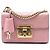 Piccola borsa a tracolla Gucci Pink Guccissima Padlock Rosa