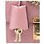 Piccola borsa a tracolla Gucci Pink Guccissima Padlock Rosa - vista 8