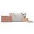 Borsa Miu Miu White Matelasse Nappa Crystal Chain Bianco Bianco sporco - vista 7