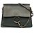 Borsa a tracolla Faye in pelle di vitello e scamosciato blu di Chloé, misura Medium