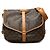 Louis Vuitton Marron Monogram Saumur 35