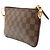 Louis Vuitton Pochette Milla MM Damier Ebene Marrone Trunks Labels - vista 2