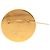 Spilla rotonda Chanel Gold Gold Plated Enamel Coco Star Logo D'oro - vista 3