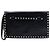 Clutch da polso Valentino Black Nappa Rockstud Nero