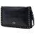 Clutch da polso Valentino Black Nappa Rockstud Nero - vista 2