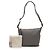 LOEWE Borsa Cubi Crossbody in pelle di vitello grigia piccola Marrone - vista 7