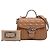Borsa Gucci Aria in pelle matelassé Mini GG Marmont marrone - vista 7