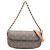 Portafoglio On Chain Louis Vuitton Gray Monogram Ivy Marrone