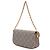 Portafoglio On Chain Louis Vuitton Gray Monogram Ivy Marrone - vista 2