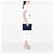 Clutch Chanel Blue Medium Quilted Lambskin O Case Blu navy - vista 5
