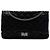Chanel Black Quilted Aged Calfskin Reissue 2.55 Double Flap 227 Nero