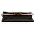 Céline Celine Margo Wallet on Chain aus braunem Triomphe beschichtetem Canvas Dunkelbraun - Ansicht 3