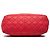 Borsa a tracolla Dior Red Lambskin Cannage New Lock Rosso - vista 3
