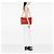 Bolsa satchel Gucci em couro de bezerro vermelho com fivela - vista 7