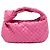 Bottega Veneta Mini Jodie em nappa Intrecciato rosa
