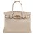 Hermès White Togo Birkin Retourne 30 Bianco Crudo