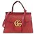 Borsa a mano in pelle Gucci GG Marmont Rosso