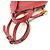 Borsa a mano in pelle Gucci GG Marmont Rosso - vista 7
