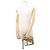 Borsa a mano mini in pelle Loewe Puzzle Bag Marrone Bianco Beige - vista 4