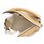 Borsa a mano mini in pelle Loewe Puzzle Bag Marrone Bianco Beige - vista 6