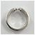 Cartier C2 Small Band Ring Silber - Ansicht 3