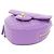 Borsa a tracolla Chanel AS3191 in pelle di agnello viola Porpora - vista 3