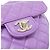 Borsa a tracolla Chanel AS3191 in pelle di agnello viola Porpora - vista 4