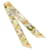 Hermès Foulard Twilly Hermes Figures Libraries Beige Arancione  - vista 1