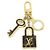 Portachiavi Confidence Louis Vuitton Marrone D'oro