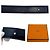 Cinturón Hermès de piel negro y marrón Box Calf Taurillon Clemence Castaño - vista 5