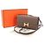 Hermès Hermes Constance Long To Go Bifold-Geldbörse Taupe - Ansicht 2