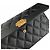 Cartera larga de doble pliegue Chanel Boy Matelassé Negro - vista 9