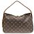 Borsa a Spalla Louis Vuitton Monogram Slouchy PM Marrone