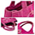 Borsa Tote Prada Canapa Rosa  - vista 7