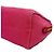 Pochette de lona rosa con placa Prada - vista 9