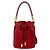 Borsa in pelle rossa Marc Jacobs Rosso - vista 2