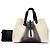 Borsa Tote Grande Christian Dior Toujours Nero Bianco - vista 2