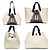 Borsa Tote Grande Christian Dior Toujours Nero Bianco - vista 3