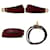 Hermès Hermes Kelly Charm Bracelet in Bordeaux Leather Dark red  - view 3