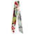 Sciarpa Twilly Hermès in seta bianca multicolore Phoenix Bianco  - vista 2