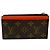 Portacarte Monogram Louis Vuitton Marrone Arancione